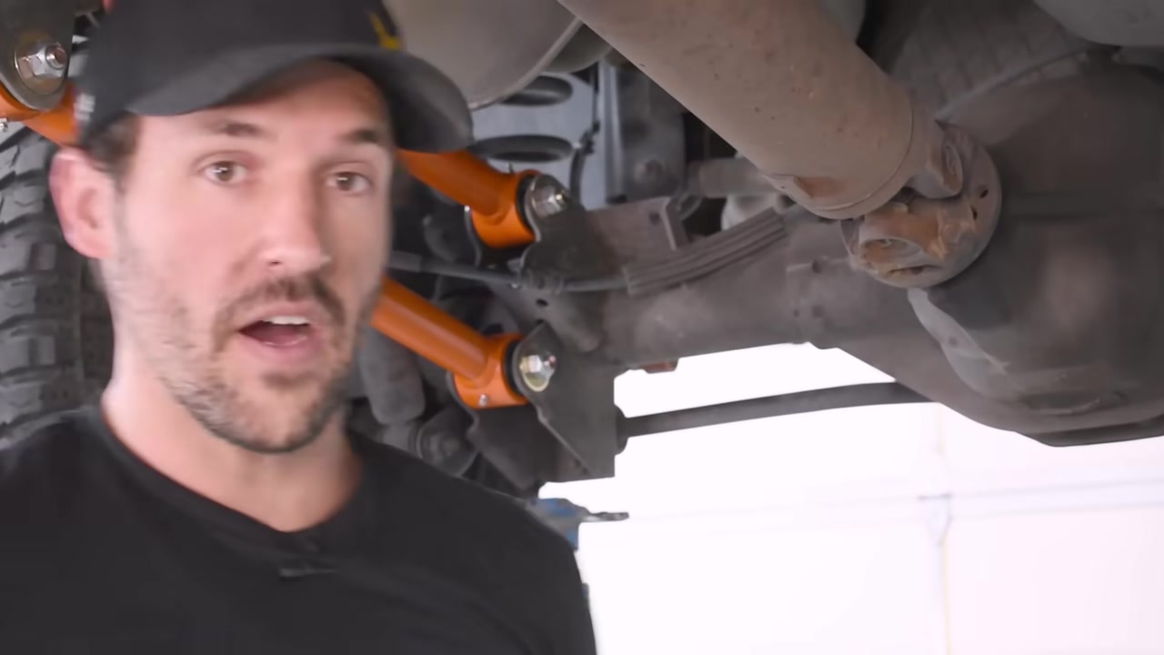 Core 4x4 Track Series control arms installed on the Ram 1500 rear axle