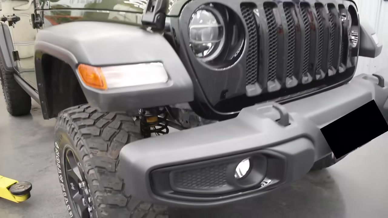Finished Jeep JL Wrangler with 2-inch lift kit and Core 4x4 Cruise Series control arms installed