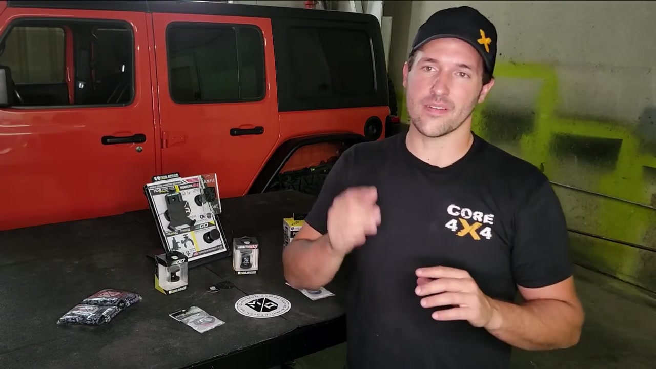 Spence from Core 4x4 discussing Mob Armor phone mount benefits for off-road vehicles