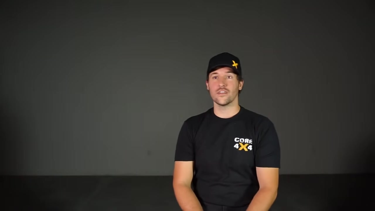 Spence Schramm discussing how Core 4x4 started as a Jeep parts company in 2013