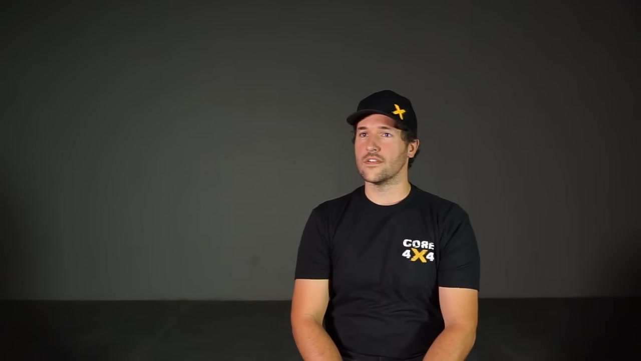 Spence Schramm explaining that Core 4x4 parts are built for real off-road abuse