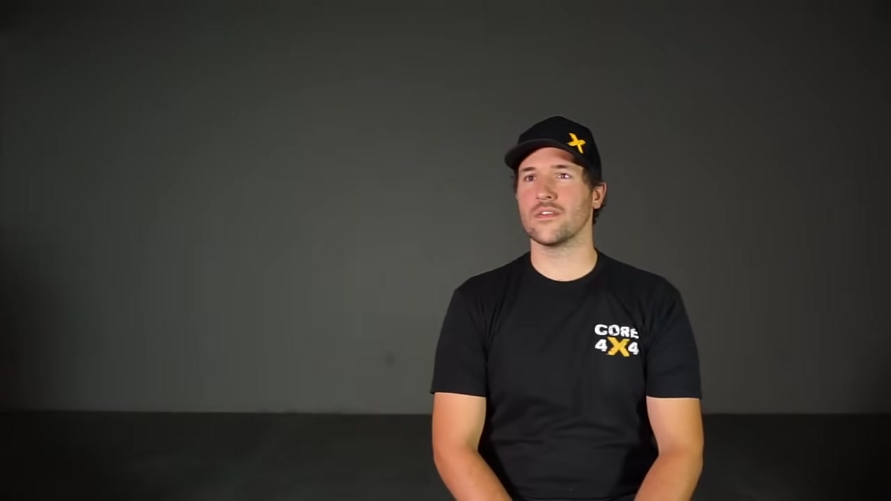 Spence Schramm of Core 4x4 thanking customers and the YouTube audience