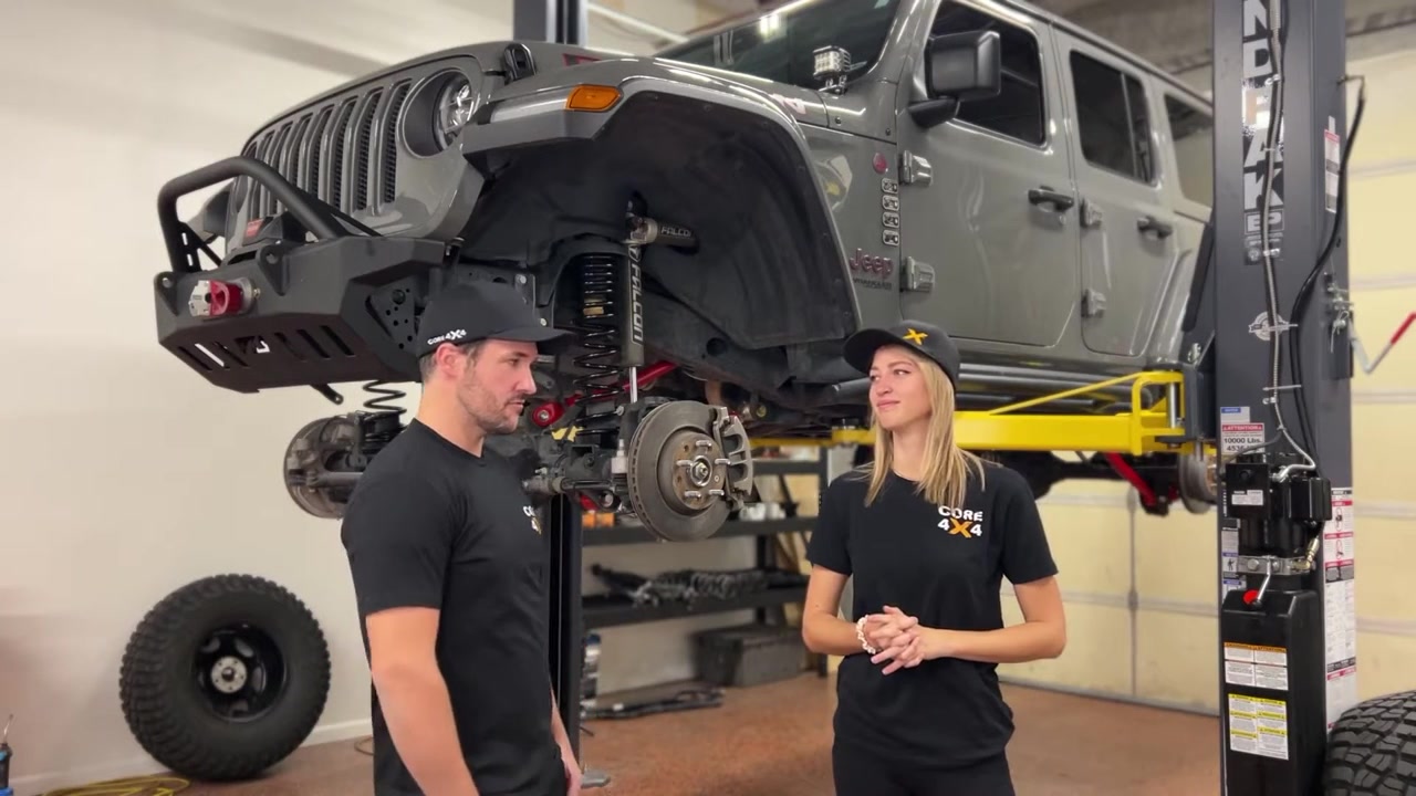 Spence measuring factory tie rod and drag link on JL Wrangler while still installed