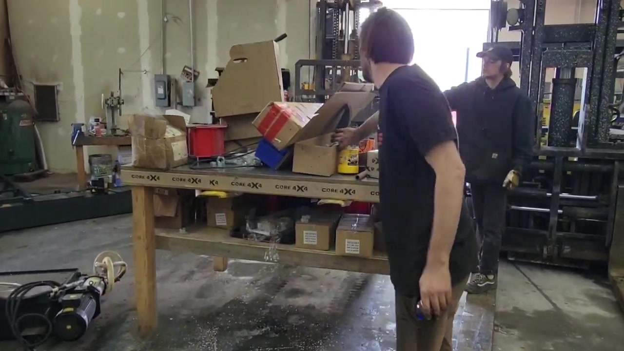 Core 4x4 machines running again in the new facility after the move