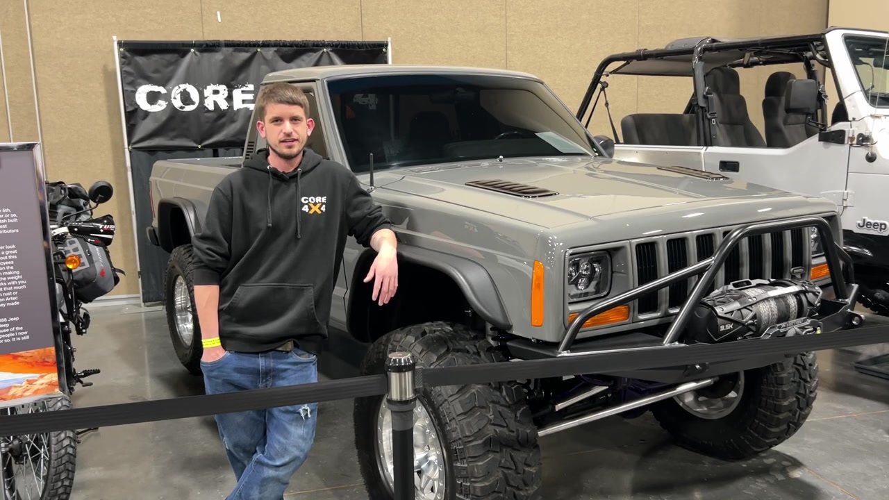 Front axle and high-steer WJ knuckle swap on the MJ Comanche with Core 4x4 parts