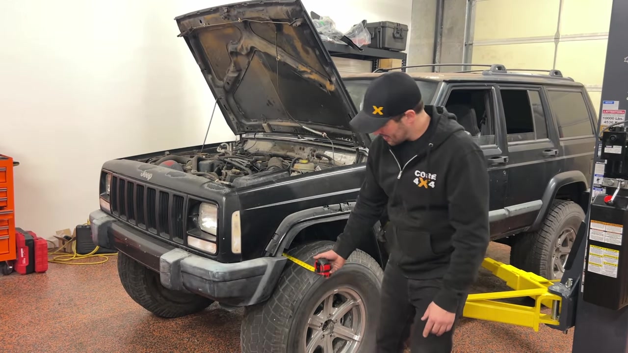 XJ Cherokee alignment step 3