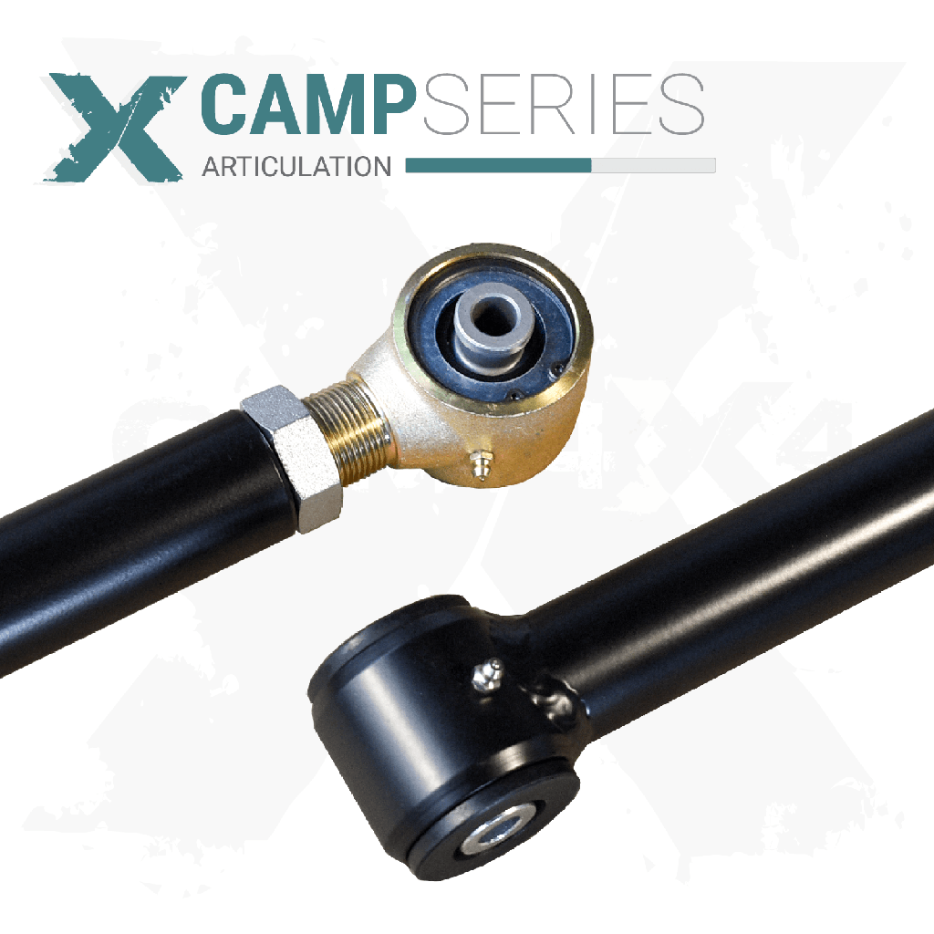 Jeep Cherokee XJ 84-01 MJ 86-92 6pc Camp Series Adjustable Control Arms, Track Bar, Steering Kit