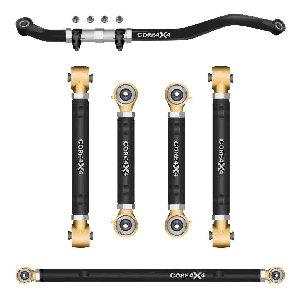 Ram 2500 14-24 6pc Adjustable Control Arm, Track Bar Kit
