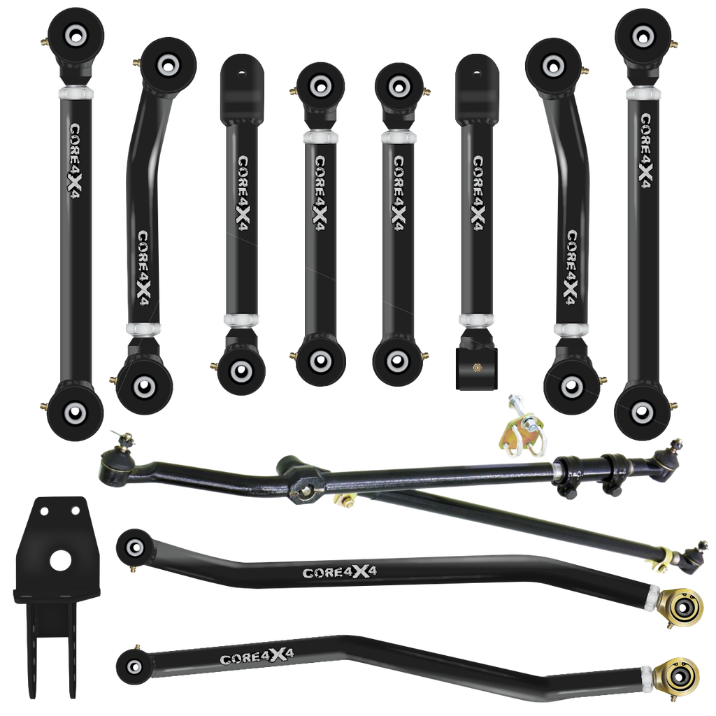 Jeep Grand Cherokee ZJ 93-98 12pc Cruise Series Adjustable Control Arm, Track Bar, Steering Kit