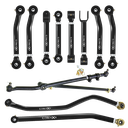 Jeep Wrangler TJ 97-06 LJ 04-06 12pc Cruise Series Adjustable Control Arm, Track Bar, Steering Kit
