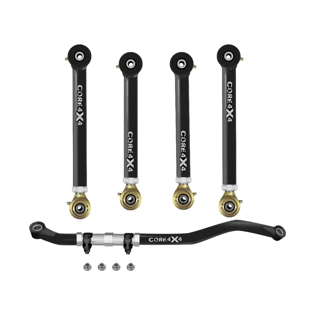 Dodge Ram 3500 03-07 5pc Trail Series Front Adjustable Control Arm, Track Bar Kit