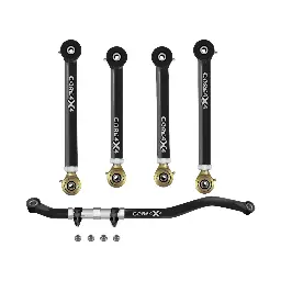 Dodge Ram 3500 03-07 5pc Trail Series Front Adjustable Control Arm, Track Bar Kit