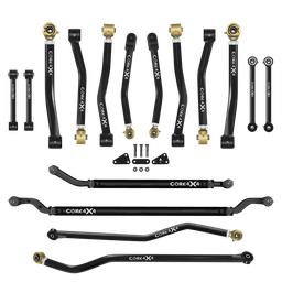 Jeep Wrangler JL / JLU 18+ 16pc Camp Series Adjustable Control Arm, Track Bar, Steering, End Link Kit