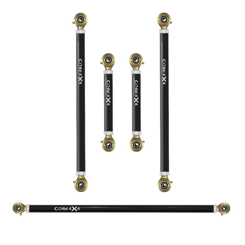 Toyota FJ Cruiser 07-14 5pc Crawl Series Rear Adjustable Control Arm, Track Bar Kit