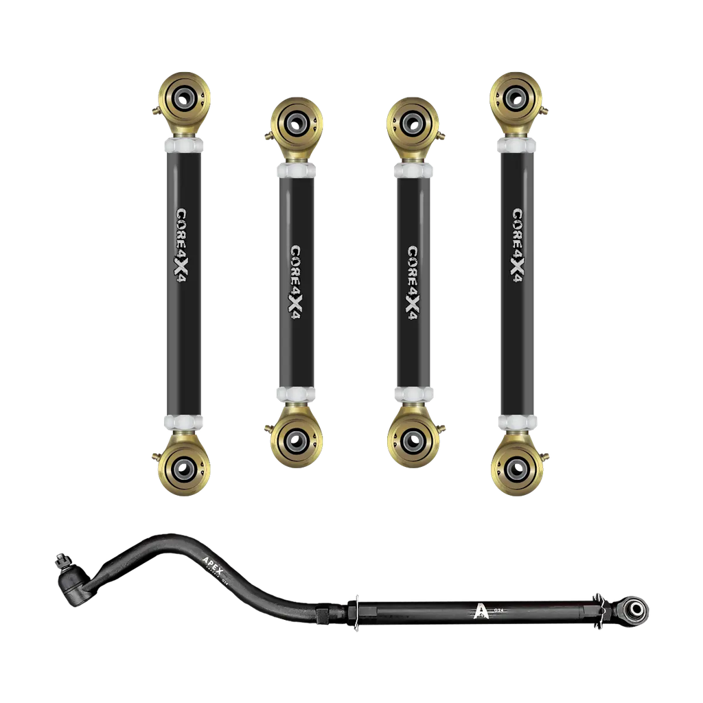 Dodge Ram 3500 00-02 5pc Tow Series Front Adjustable Control Arm, Track Bar Kit