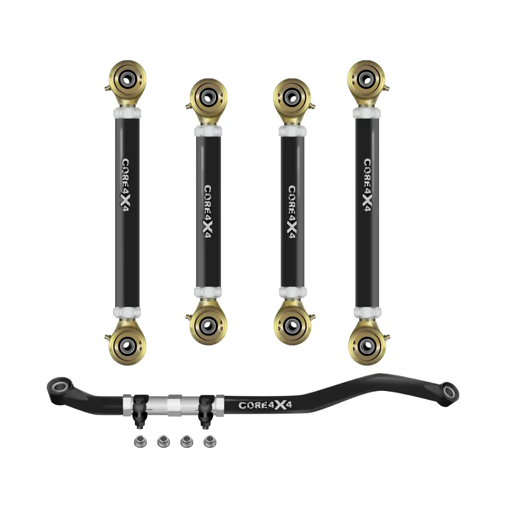 Dodge Ram 2500 10-13 5pc Tow Series Front Adjustable Control Arm, Track Bar Kit
