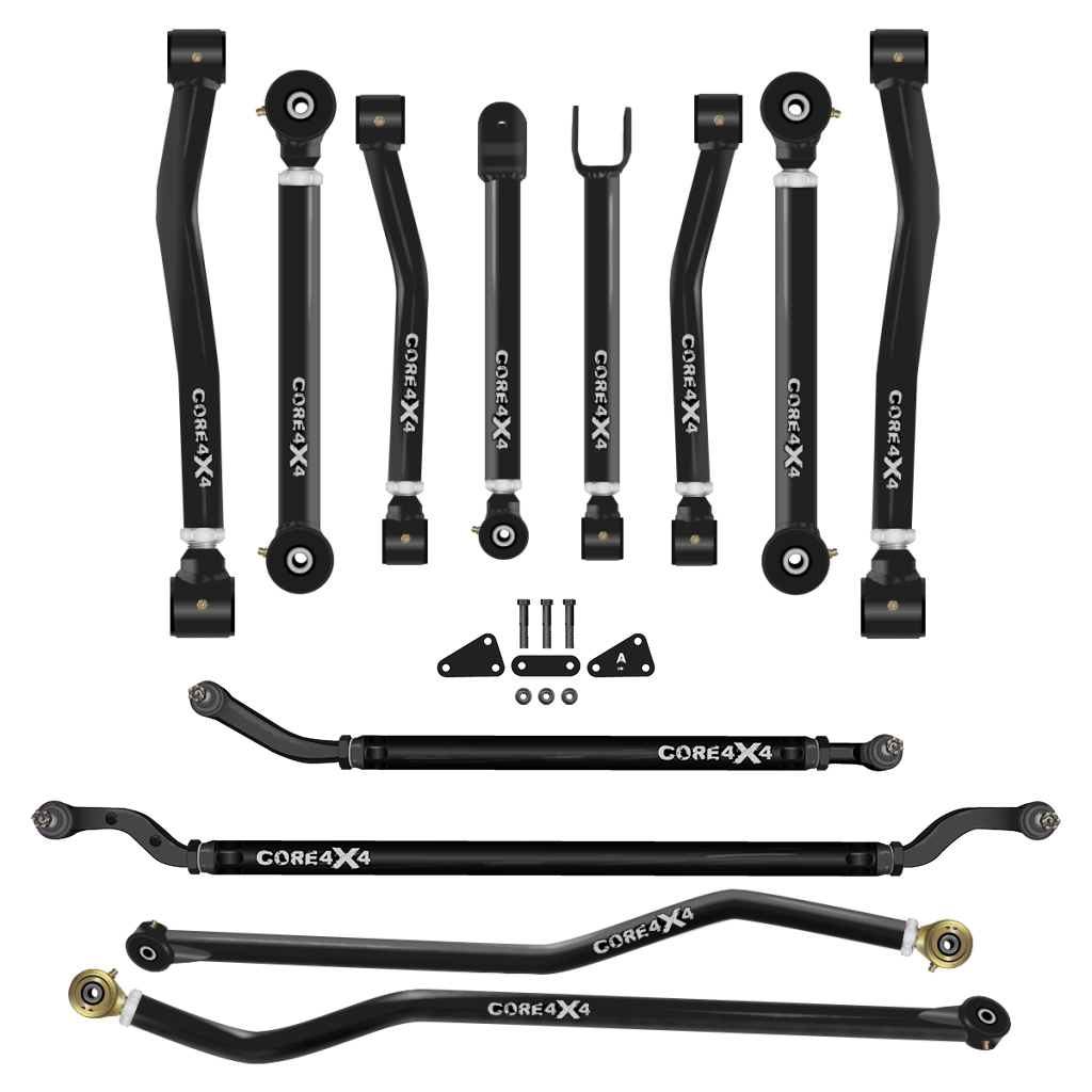 Jeep Wrangler JL / JLU 18+ 12pc Cruise Series Adjustable Control Arm, Track Bar, Steering Kit