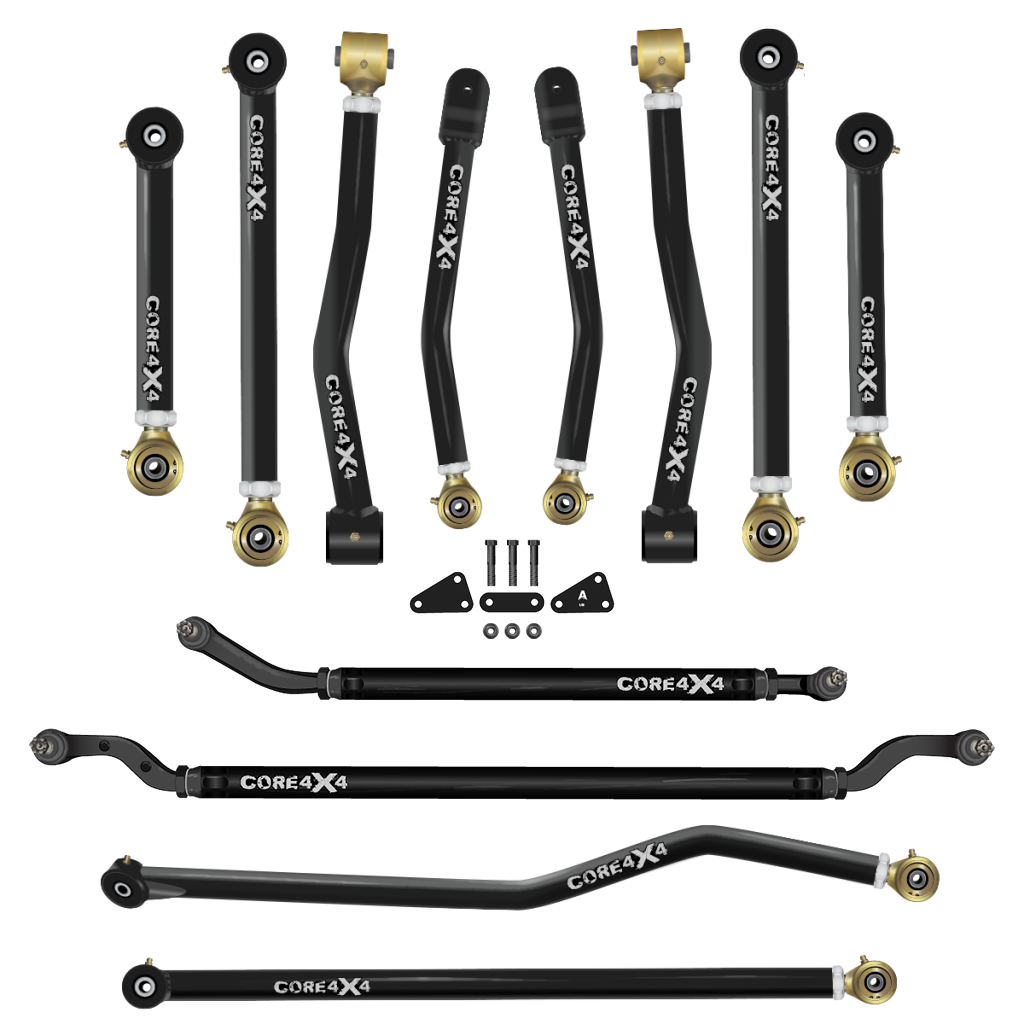 Jeep Gladiator JT 20+ 12pc Camp Series Adjustable Control Arm, Track Bar, Steering Kit