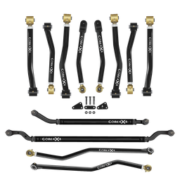 Jeep Wrangler JL / JLU 18+ 12pc Crawl Series Adjustable Control Arm, Track Bar, Steering Kit