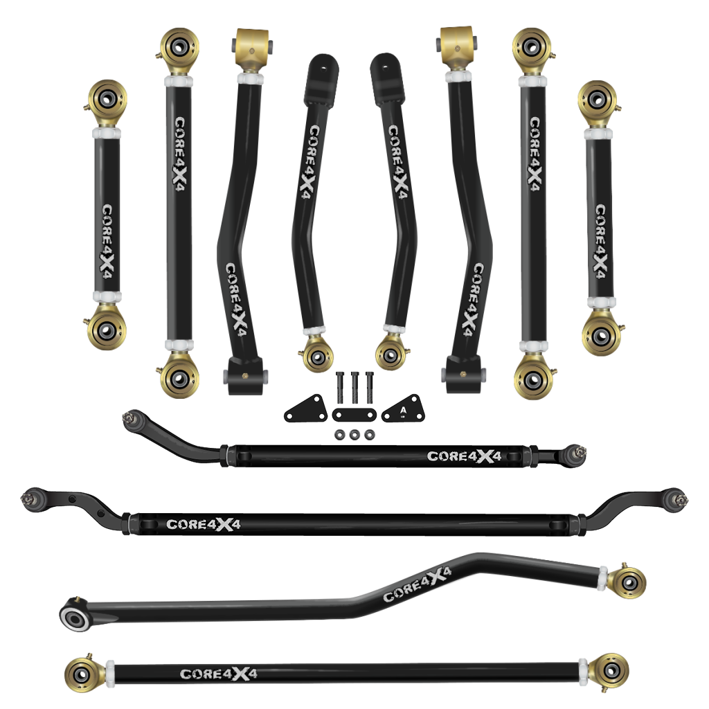 Jeep Gladiator JT 20+ 12pc Crawl Series Adjustable Control Arm, Track Bar, Steering Kit