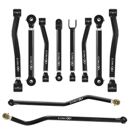 Jeep Wrangler JL / JLU 18+ 10pc Cruise Series Adjustable Control Arm, Track Bar Kit