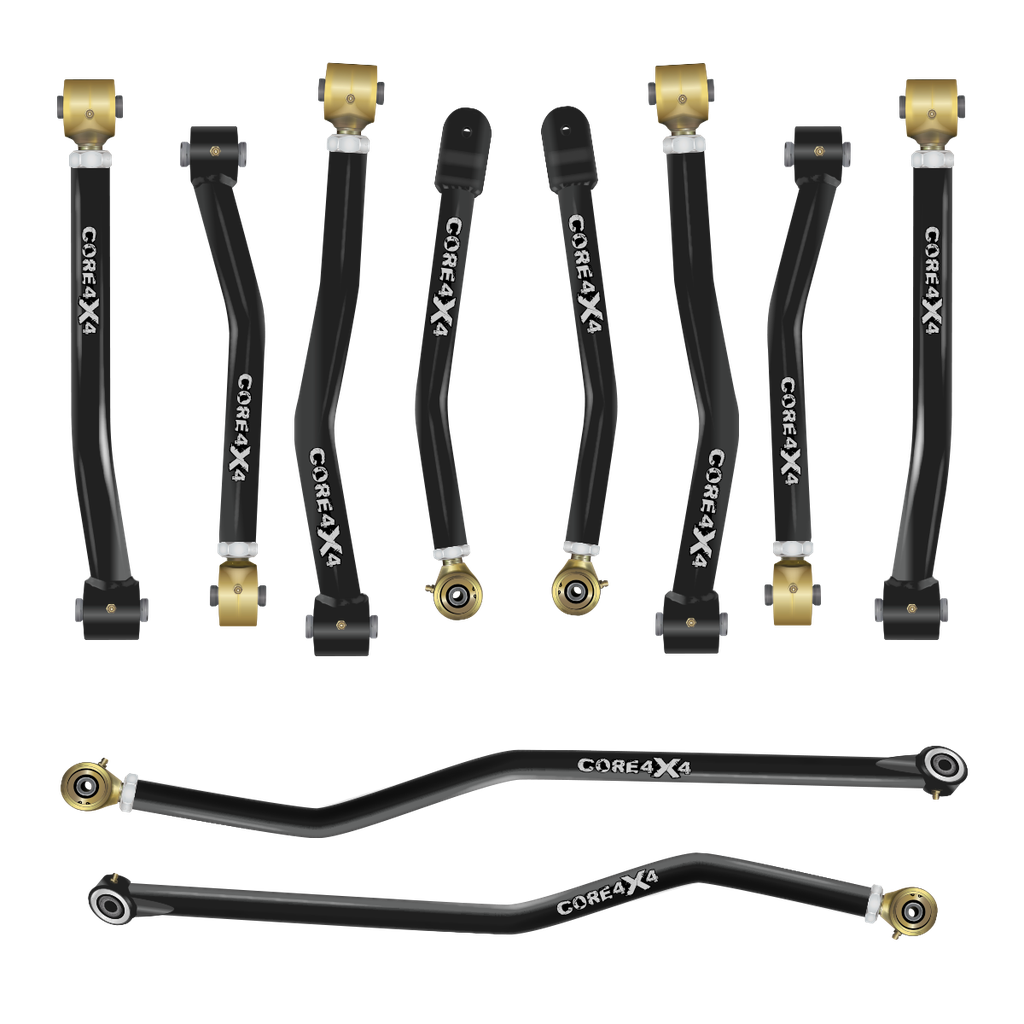 Jeep Wrangler JL / JLU 18+ 10pc Crawl Series Adjustable Control Arm, Track Bar Kit