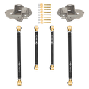 Jeep Wrangler JL / JLU 18+ 6pc Rear Adjustable Heavy-Duty Kit Long Arm Upgrade Kit
