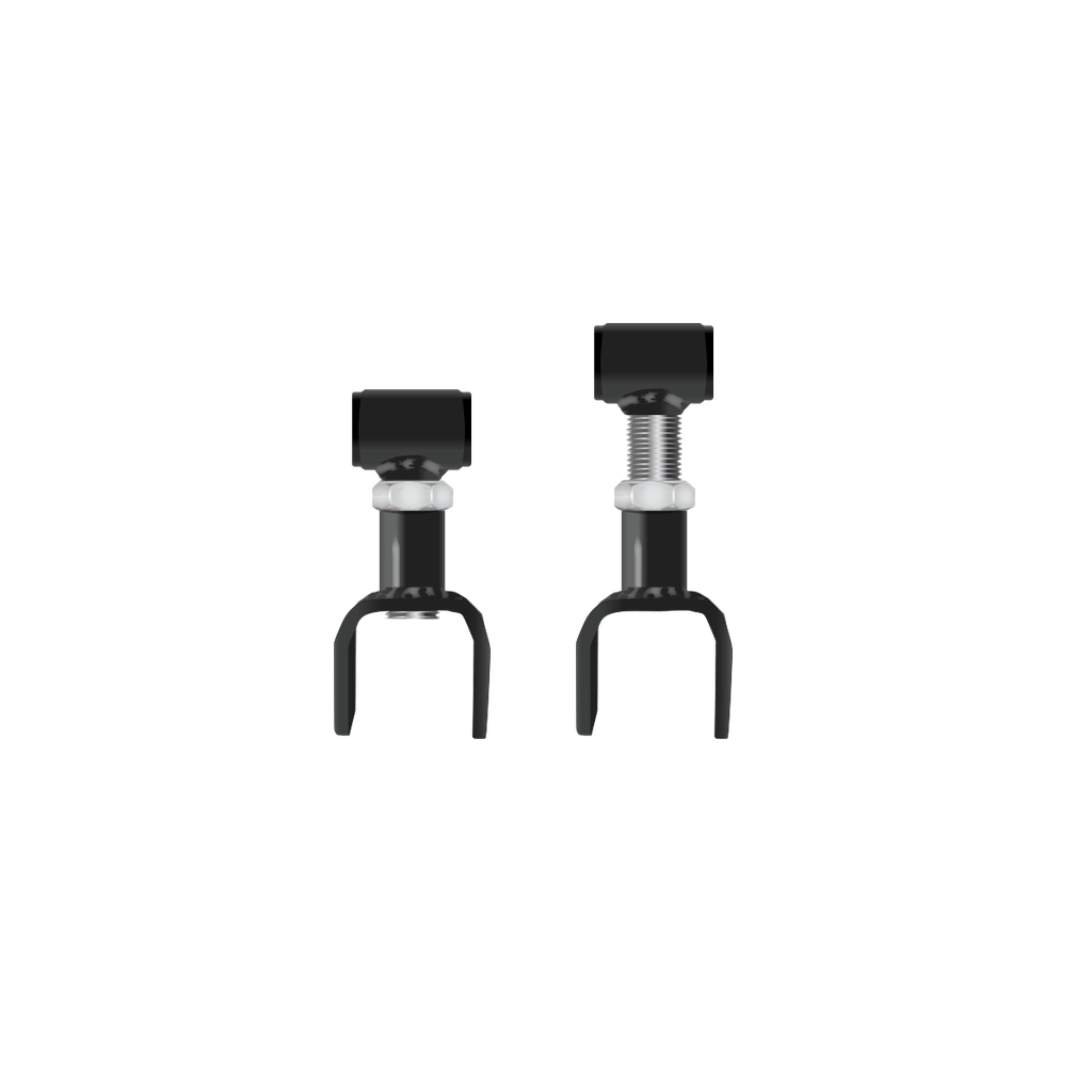 Jeep Cherokee XJ 84-01 MJ 86-92 2pc Rear Adjustable Leaf Spring Shackles