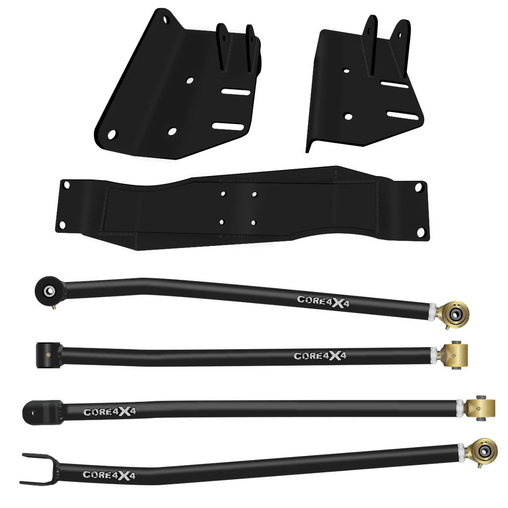 Jeep Cherokee XJ 84-01 7pc Camp Series Heavy-Duty Adjustable Long Arm Upgrade Kit
