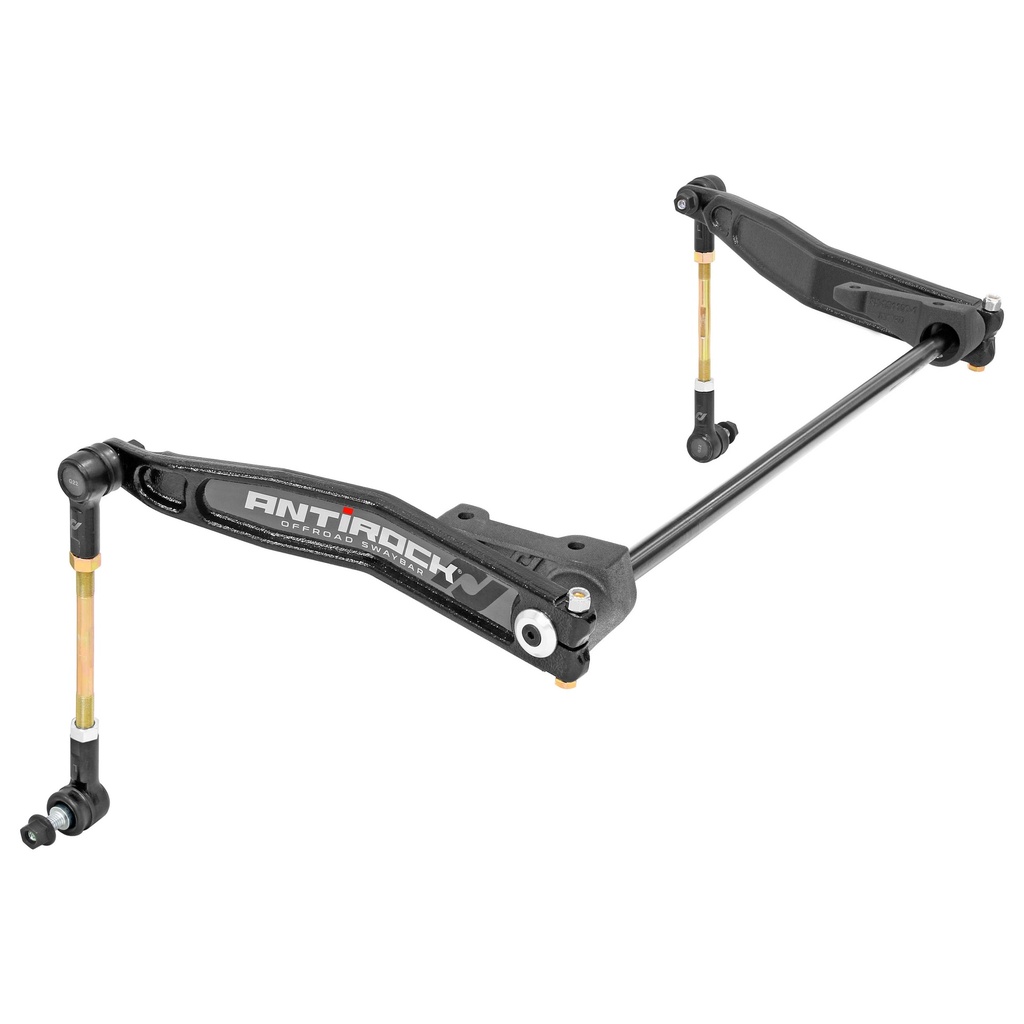 Antirock Sway Bar Kit, JK Front, Bolt-On, Steel Frame Brackets, Forged Arms,