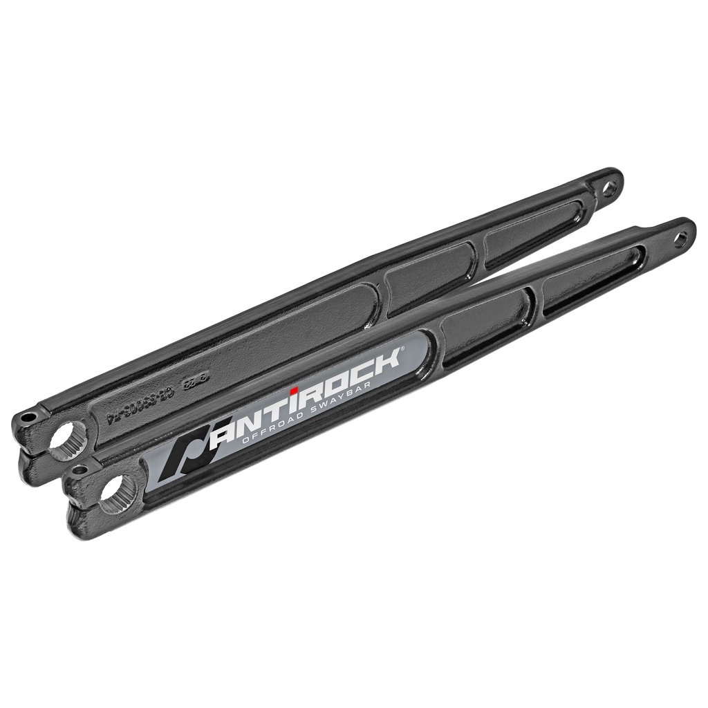 Antirock Forged Chromoly Sway Bar Arms, 21 in. Long x 25 Spline, Incl. Stickers, Pair