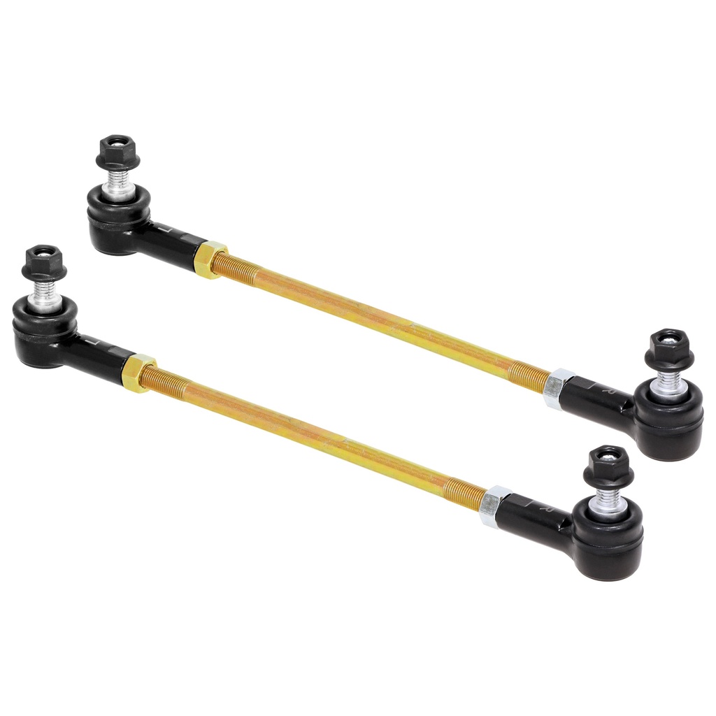 RockJock Adjustable Sway Bar End Link Kit (12 1/2 in. Long Rods w/ Sealed Rod Ends and Jam Nuts, pair)
