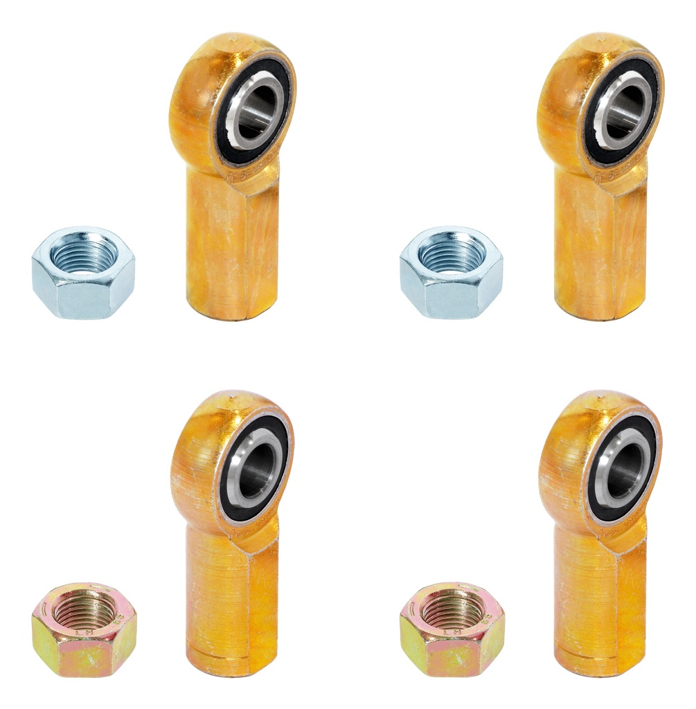 RockJock Adjustable Sway Bar End Link Rod End Pack for JT Rear w/ Antirock