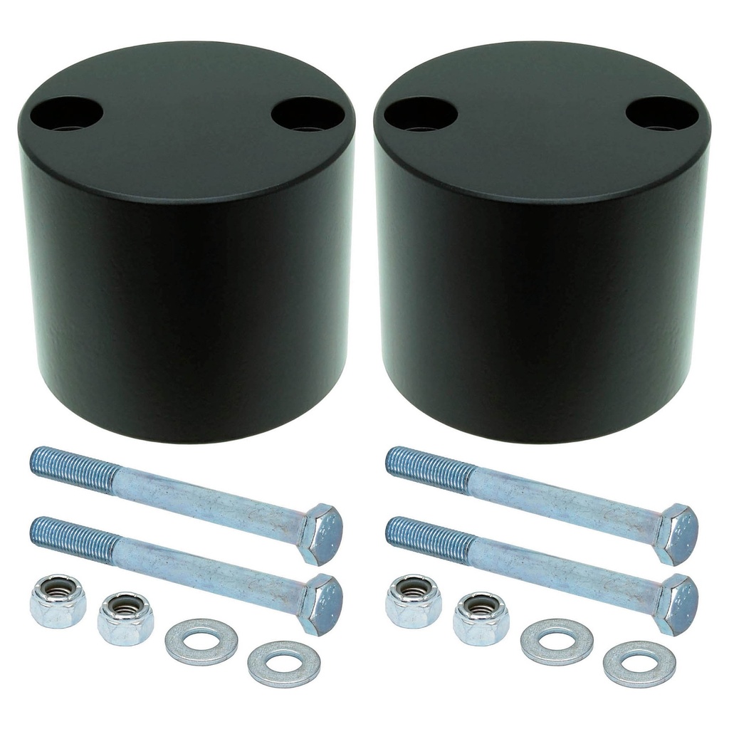 RockJock Bump Stop Kit, JK Rear, Incl. Billet Aluminum Spacers, Urethane RockJock Bump Stops, Hardware