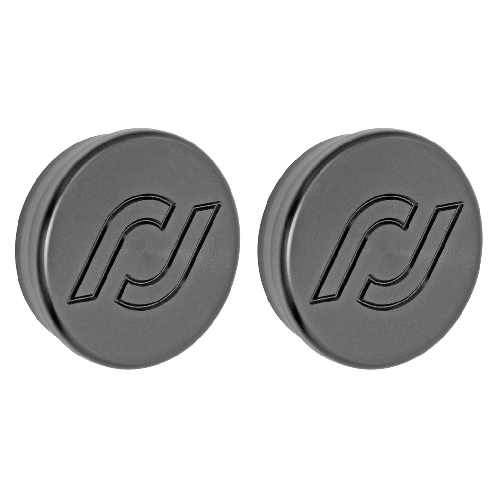 RockJock Frame Tube Plugs for JL/JT Frame, Front, CNC Machined Black Delrin