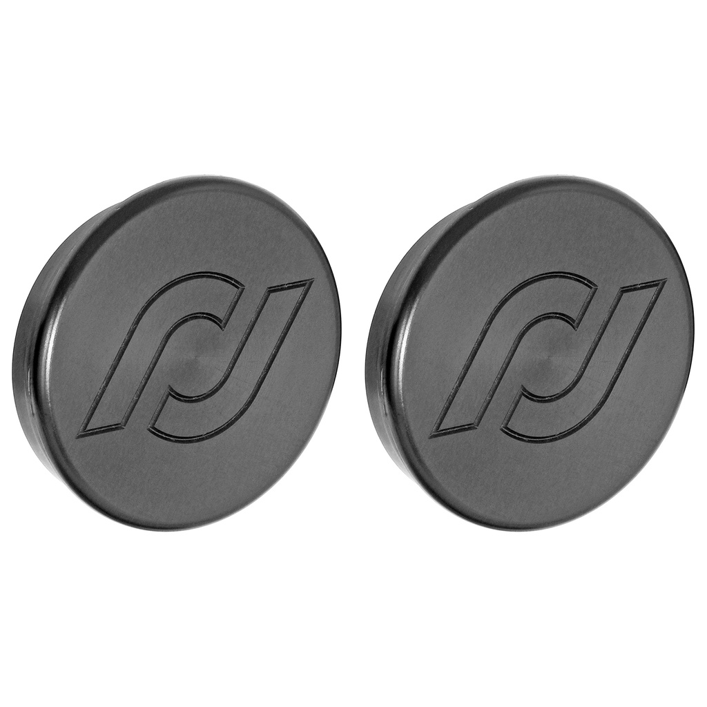 RockJock Frame Rail Plugs for JL/JT Frame, Front, behind axle centerline, CNC Machined Black Delrin