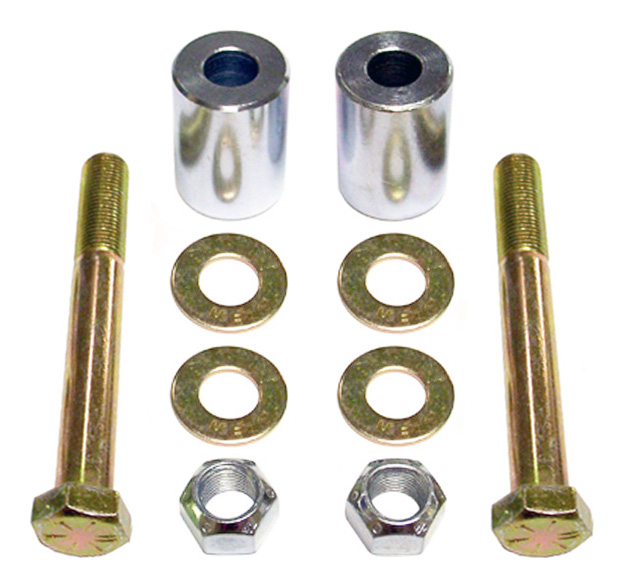 RockJock Shock Mount Relocation Kit, JK Rear Lower, Incl. Hardware, Pair