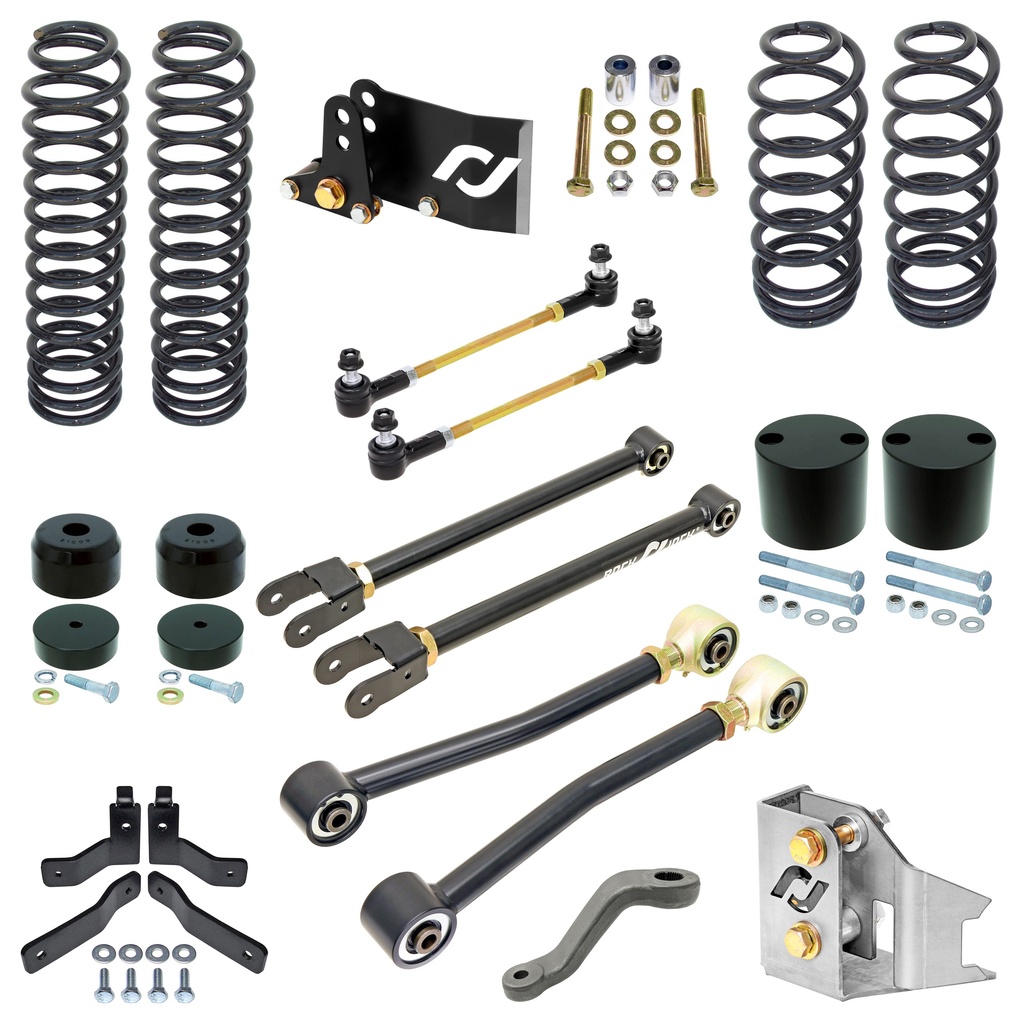 RockJock Sport Edition Johnny Joint Suspension System for JK Wrangler (2-door), 4 in. lift