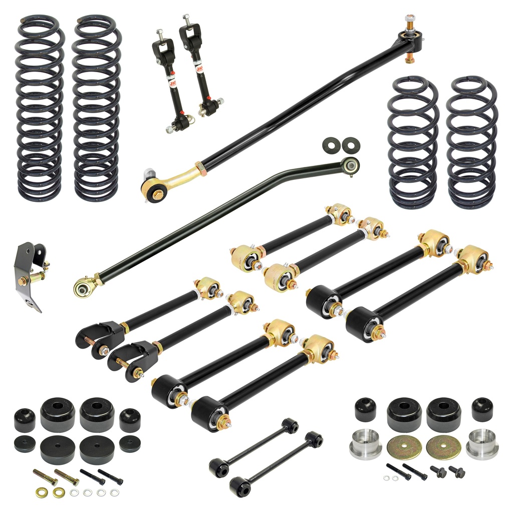 RockJock Pro Edition Johnny Joint Suspension System for LJ, 4 in. lift