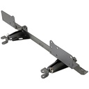 RockJock Tow Bar Mounting Kit, JL w/ Plastic Bumper, Bolt-On, Incl. Mounting Plate, Tow Bar Attaching Forks, Hardware, For Use w/ Common Tow Bars