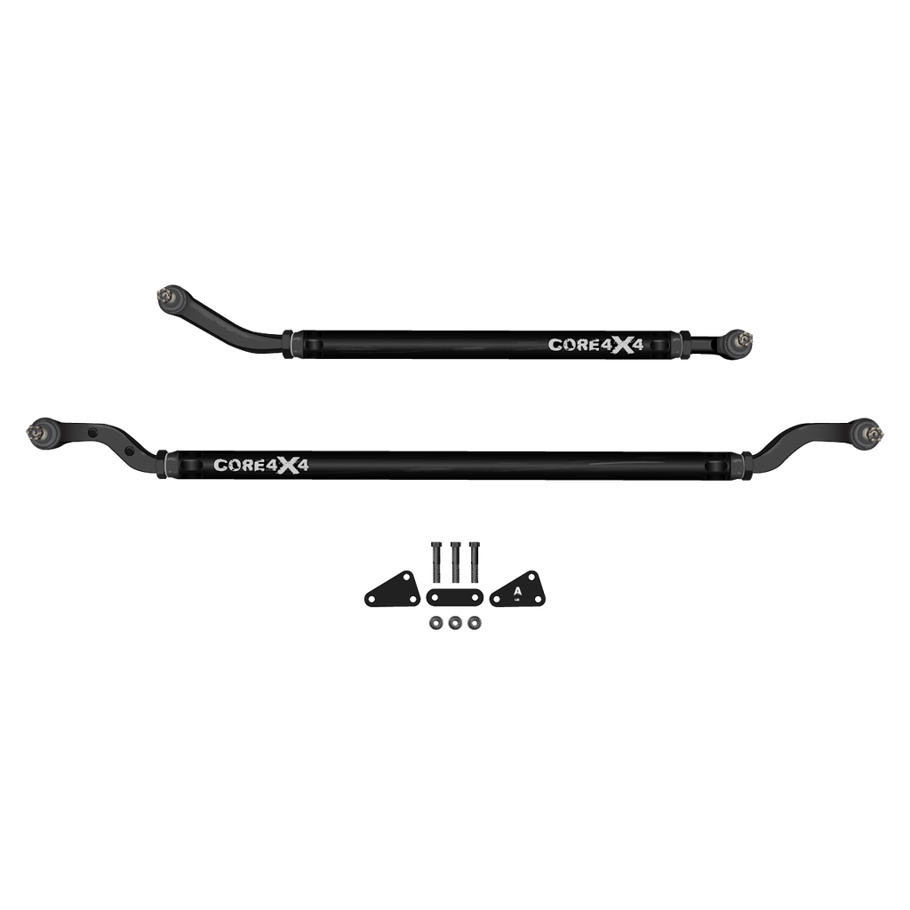 Jeep Wrangler JL / JLU 18+ 2pc Heavy-Duty Tie Rod, Drag Link Steering Kit 