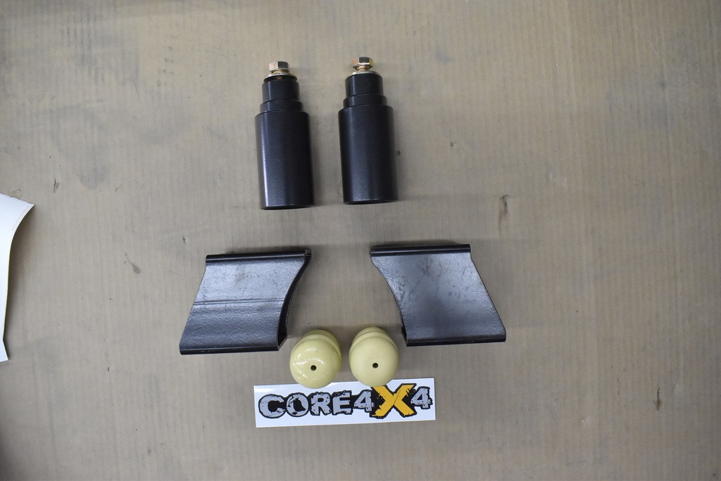 JK/JKU/JL/JLU 4" Full Bump Stop Extension Kit w/Front Bump Stops *Blemished*