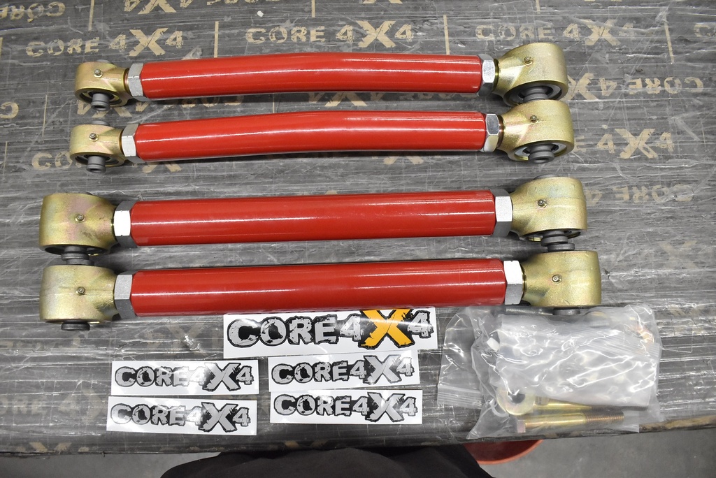 WK Crawl Series Rear Set Control Arms With Gas Tank Bend & Hardware *Blemished*