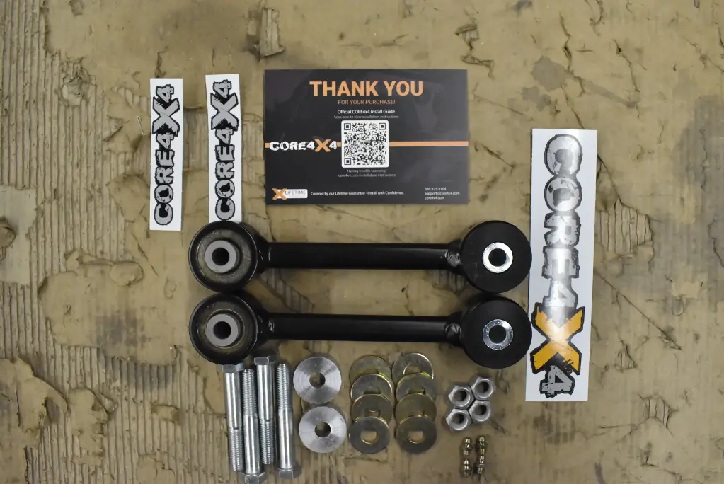 JK/JKU/JL/JLU/JT Camp Series Front End Links For 2.5" Lift *Blemished*