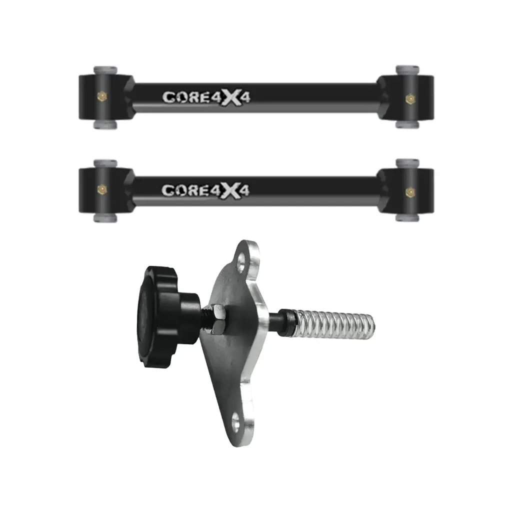 EVO Manual Rubicon Swaybar Disconnect W/Crawl Series End Links Bundle