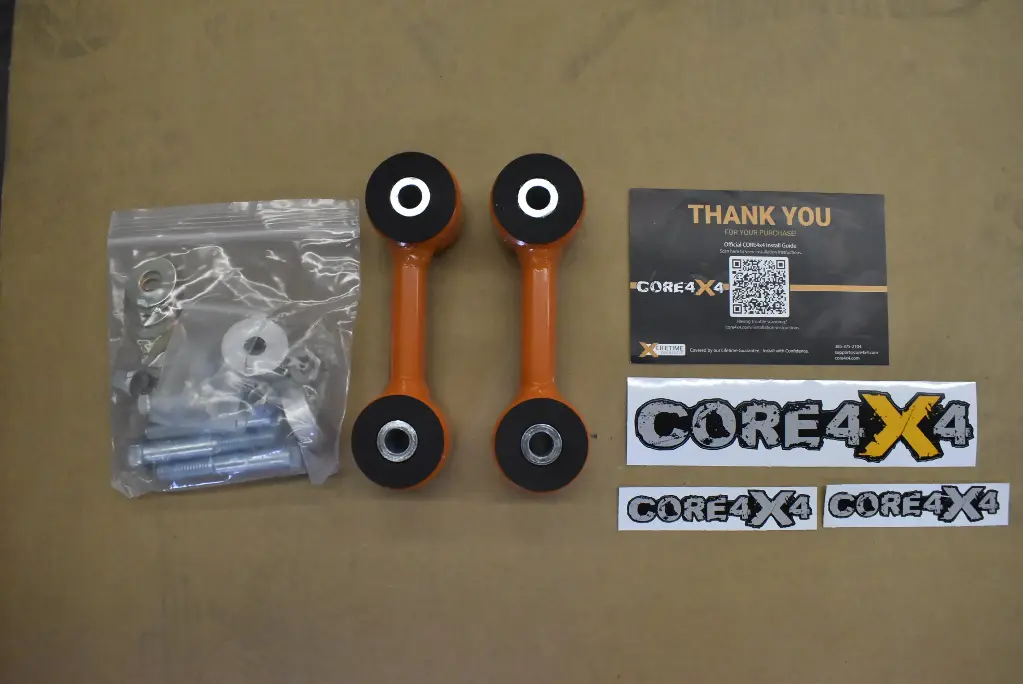JK/JKU/JL/JLU/JT Cruise Series Front End Links For Stock Height w/Hardware *Blemished*
