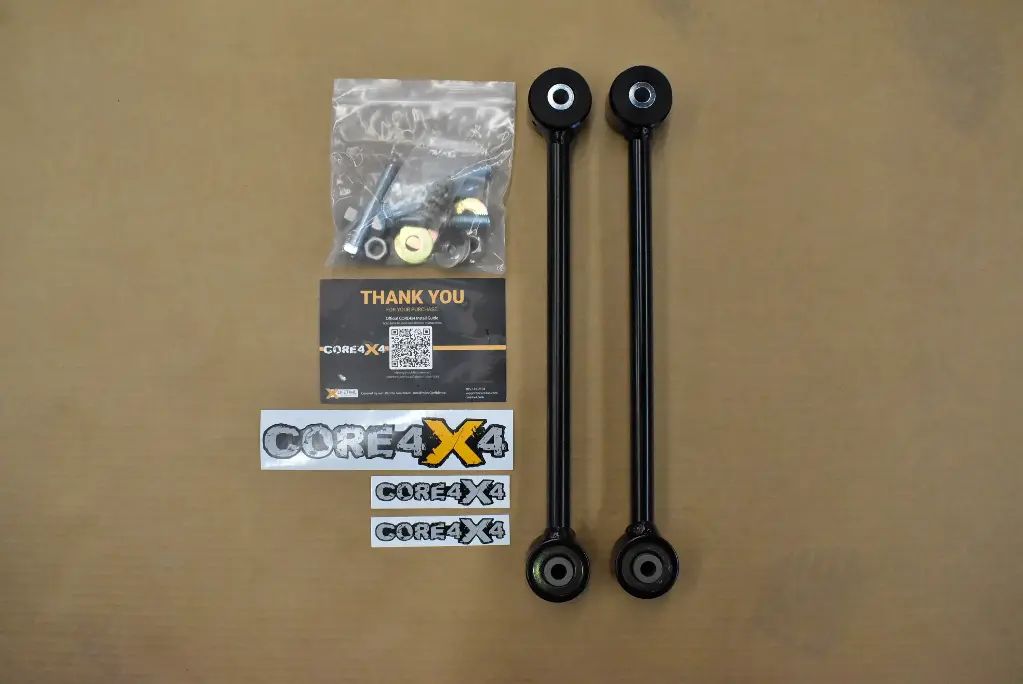 JT Camp Series Rear End Links For 4" Lift w/Hardware *Blemished*