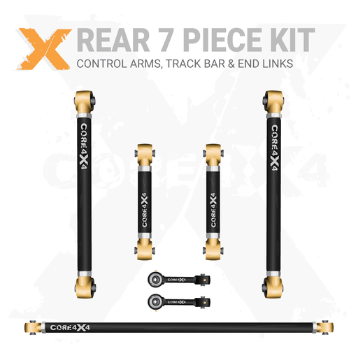 [T-TAC-2024-RK7] Toyota Tacoma 24+ 7pc Rear Adjustable Control Arms, Track Bar Kit