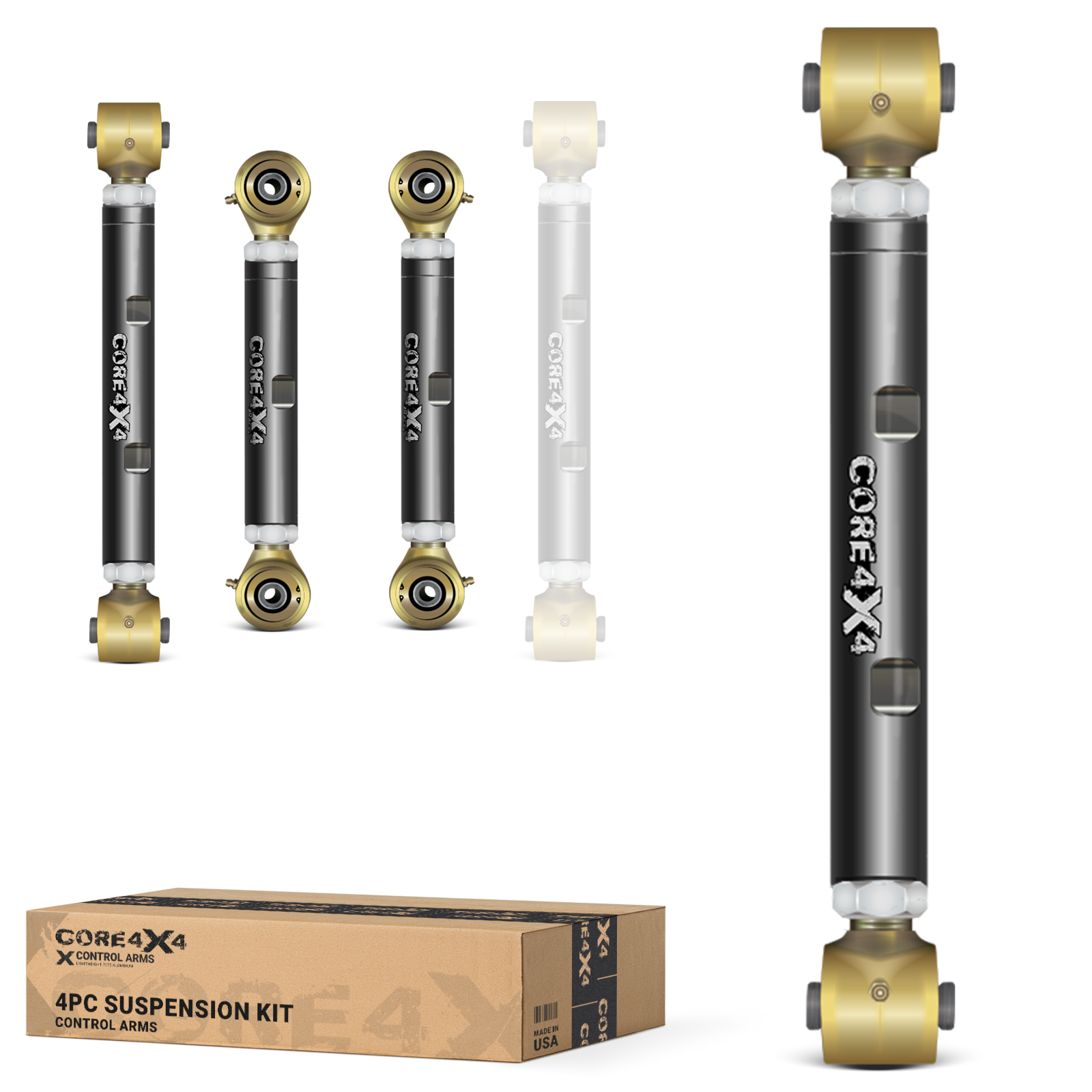 Ram TRX 21-24 4pc Rear Adjustable Control Arms Kit