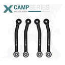Jeep Wrangler TJ 97-06 LJ 04-06 4pc Camp Series Fixed Length Lower Control Arm Kit